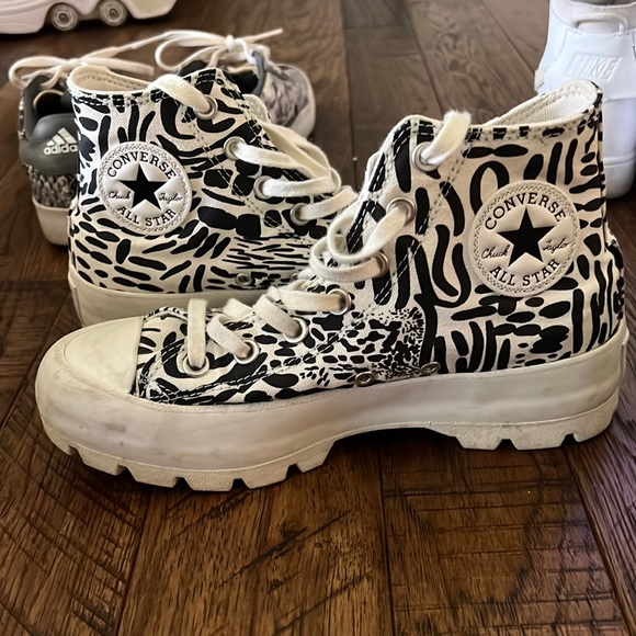 Converse platform high tops blotted pattern - Picture 1 of 2